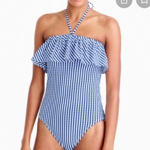 J.Crew Seersucker One Piece